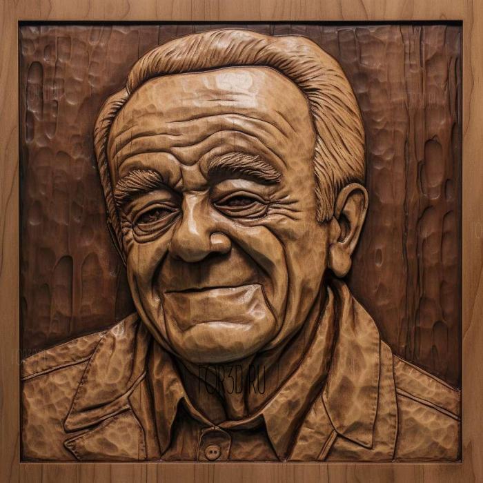 Jack Lemmon 1 stl model for CNC